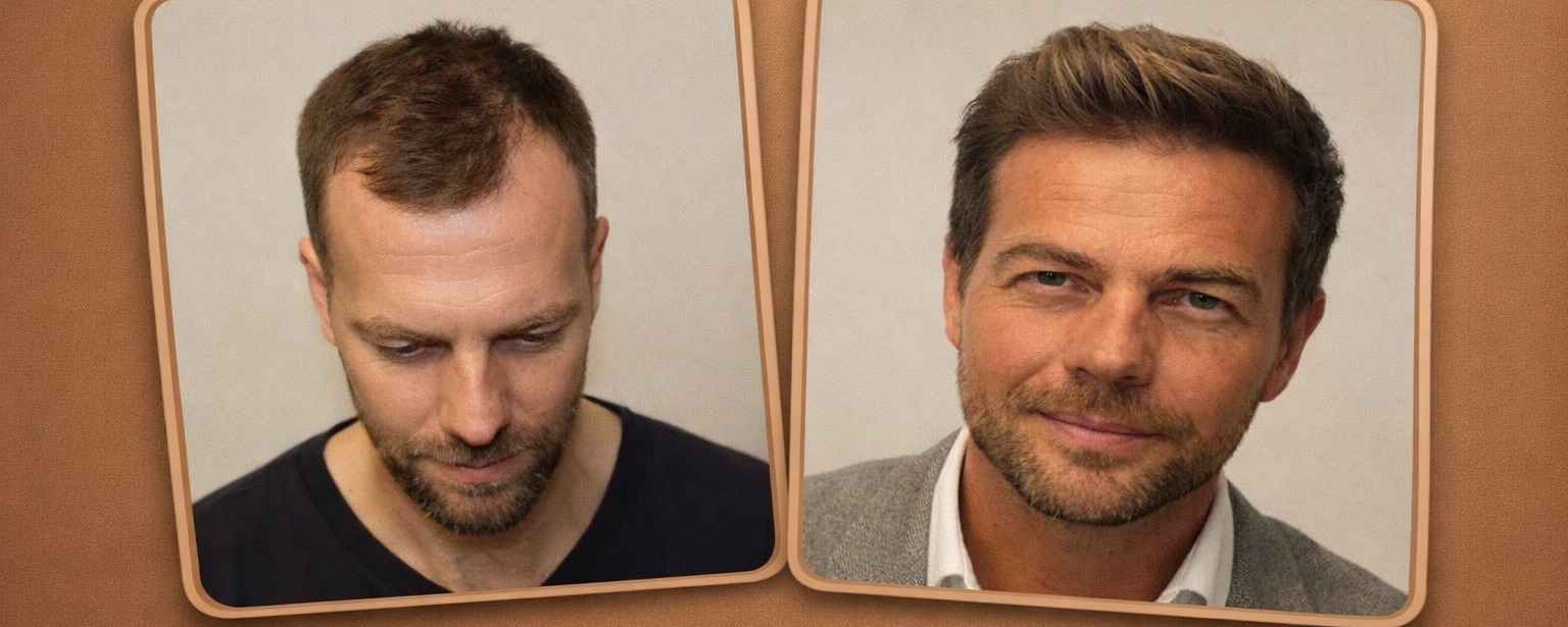 Hair transplant Turkey before and after result 2 - Global Health Hair
